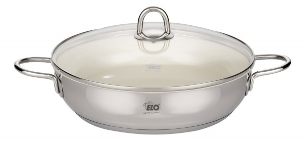 ELO Pure Rubin - Servierpfanne mit Glasdeckel